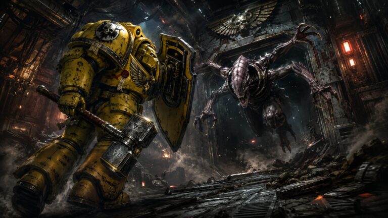 More AI fun, Imperial Fist vs Genestealer(Ish)